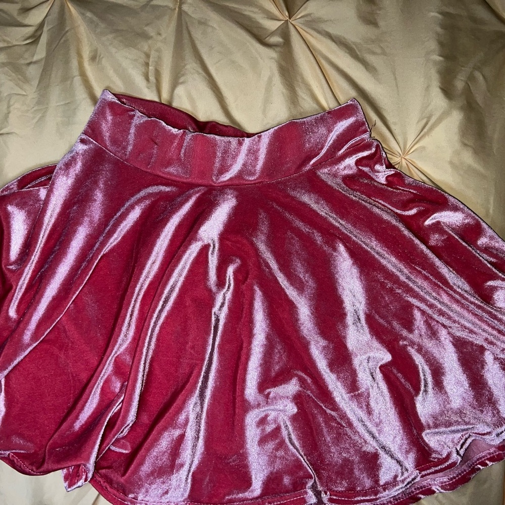 Velvet Pink Skirt